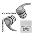 thumbnail image 3 of Bouchons d'Oreilles en Silicone pour Réduction de Bruit et Eau, 3 of 4