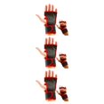 thumbnail image 2 of Redempat 2 Pcs Restez au Frais et Confortable avec des Gants de Gym Multifonctionnels Respirants Rouge TG 3Set, 2 of 6