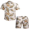 thumbnail image 3 of Stylish Matching Set  Men‘s Printed Shirt and Shorts for Hawaii, 3 of 9
