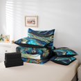 thumbnail image 4 of YST Watercolor Bedding Comforter Sets 7pcs Abstract Marble Bed in a Bag, Queen, 4 of 4
