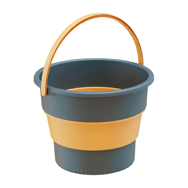 jifeng Collapsible Bucket Cleaning Tool Portable Cleaning Bucket for Hiking Picnics blue
