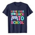 thumbnail image 4 of PMVFHDE T-Shirts Graphiques pour Filles, T-Shirt à Manches Courtes, Col Rond, Lumineux et Confortable pour la Rentrée Scolaire, Bleu Marine, 4-5 Ans, 4 of 4