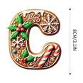 thumbnail image 3 of Rwnbm 26 Letters Christmas Tree Decoration Pendant Christmas Tree Ornaments Personalized DIY Christmas Ornaments Christmas Decoration Xmas Tree Hanging Decor Feature, 3 of 4