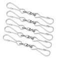 thumbnail image 3 of 360rotating Wind Chime Hook, Swivel Hooks Silver White Durable  For Windmills For Outdoors, 3 of 8