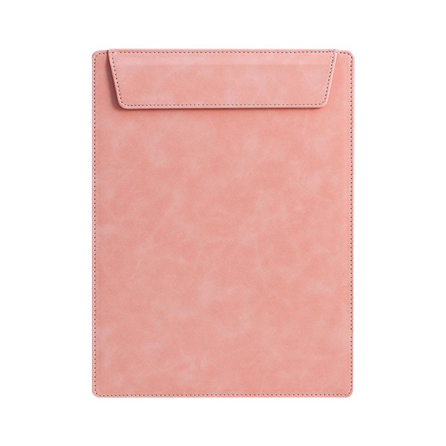 Upgraded A4 Leather Board Clip File Folder with Pen Holder, Writing Paper Organizer, File Organizer, Stylish Document Folder for Office and School