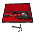 thumbnail image 2 of Modèle de Guitare Électrique Miniature, Guitare Électrique Miniature Réaliste Belle 18 cm avec Support et Étui pour Cadeau Collection, 2 of 7