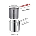 thumbnail image 3 of Stainless Steel Mini Deep Fryer For Home Use Compact Oil Saving Tableware And Efficient Cooking, 3 of 4