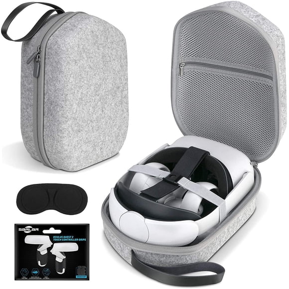 Convient pour Oculus Quest 2 Sac de Rangement Tout-en-un Sac d'Accessoires pour Lunettes VR portable portable Sac pour Lunettes VR