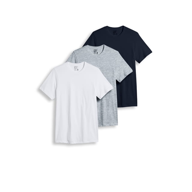 Jockey T-Shirt de Dessous Classique à Col Rond pour Homme - Lot de 3