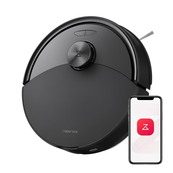 Roborock Q10 S5 Aspirateur Robot et Vadrouille / Aspiration HyperForce de 10 000 Pa / Poils d'Animaux, Tapis et Plancher Dur