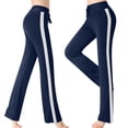 thumbnail image 1 of Meichang Spring Clearance Womens Yoga Pants High Elastic Waist Modal Bootcut Pants Workout Running Yoga Trousers Casual Yoga Gym Leggings with Drawstring, 1 of 9