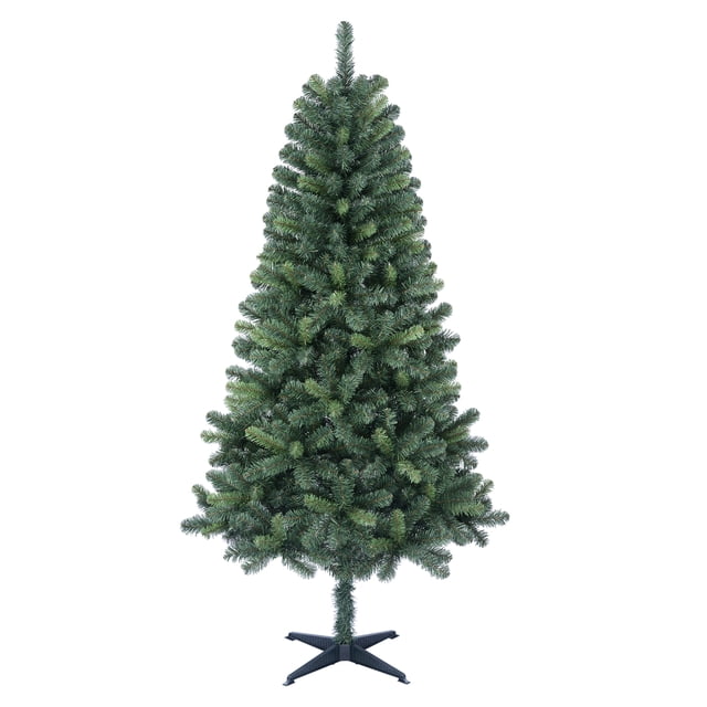 Holiday Time 6.5' Un-Lit Franklin Fir Christmas Tree-Green