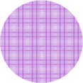 thumbnail image 1 of Ahgly Tapis Rond Lavable en Machine Intérieur Transitionnel Heliotrope Violet, 6 Pieds Rond, 1 of 7