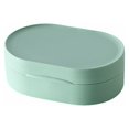 thumbnail image 1 of Oleegame 1PC Spoon And Lid Rest Macaron Color Travel Soap Box Portable Creative Soap Box Waterproof With Lid Soap Plastic Box Green, 1 of 8