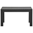 thumbnail image 3 of vidaXL Table de Jardin Anthracite 58x58x41 cm Rotin PP, 3 of 4