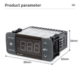 thumbnail image 4 of 2X Digital Temperature Controller 220V Cool Heat Switch Refrigerator Refrigeration Defrost Thermostat Sensor(EK-3010), 4 of 7