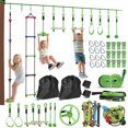 thumbnail image 1 of Qaba Parcours d'Obstacles 10 Pcs pour Enfants, avec 2 Barres de Singe, 2 Anneaux de Gym, 1 of 10