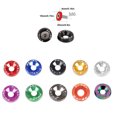 thumbnail image 3 of Youkk Ensemble de 10 Pcs Vis de Voiture Rondelles Assortiment Boulons de Véhicule Kit de Rondelle Décoratif Pièces de Rechange Automobile Vert, 3 of 8