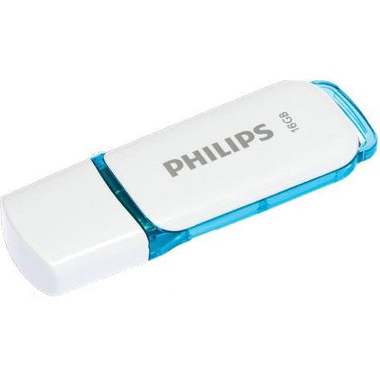 Philips 16GB USB 2.0 Snow Edition Flash Drive - Blue