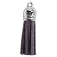 thumbnail image 1 of tredstone 28 Pieces Keychain Charms Creative Delicate Keyring Pendant Tassels Simple Handbag Decor Tassel Craft Decoration DIY Accessory Dark grey, 1 of 8