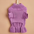 thumbnail image 4 of Hearth & Gear Turtleneck Warm Elegant Rope Pet Sweater Stretch Knit Ruffled Sweater Dress Pet Clothes for Small Dogs Boy Pet Clothes for Medium Dogs Summer Pet Clothes for Medium Dogs Girl Pet Clothes, 4 of 6