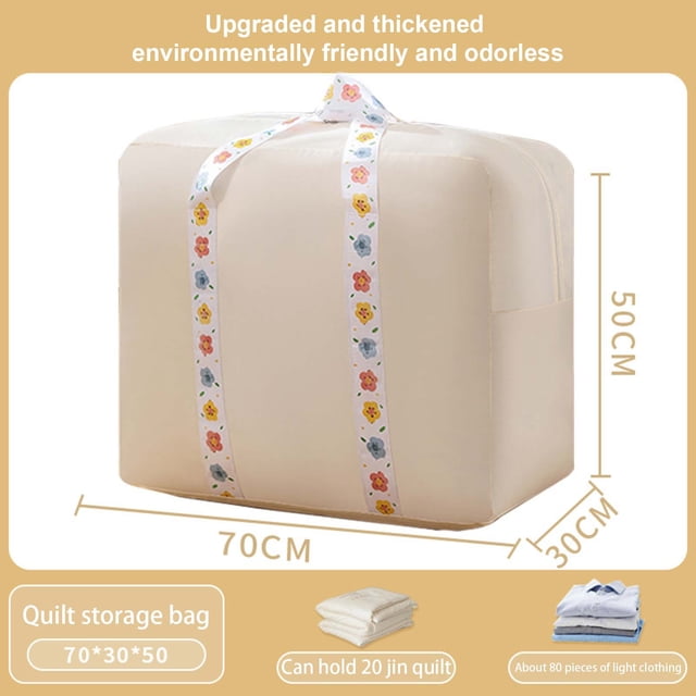 Chmadoxn Storage Trunks, 2025 Space Saving Self Compression Organizer Portable Space Storage Packing Bags Space Quilt Compression Storage Bag For Comforters Blankets Bedding a Pouch