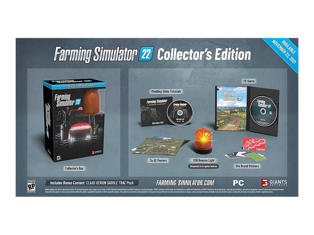 Jeu vidéo Farming Simulator 22 Collectors Edition pour (PC)
