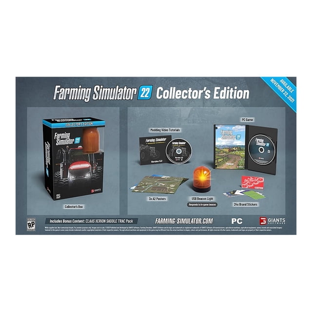 Jeu vidéo Farming Simulator 22 Collectors Edition pour (PC)