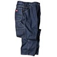 thumbnail image 3 of Dickies Jeans Utilitaires en Denim de Charpentier pour Hommes, 33W x 32L, Bleu Indigo Délavé, 3 of 5