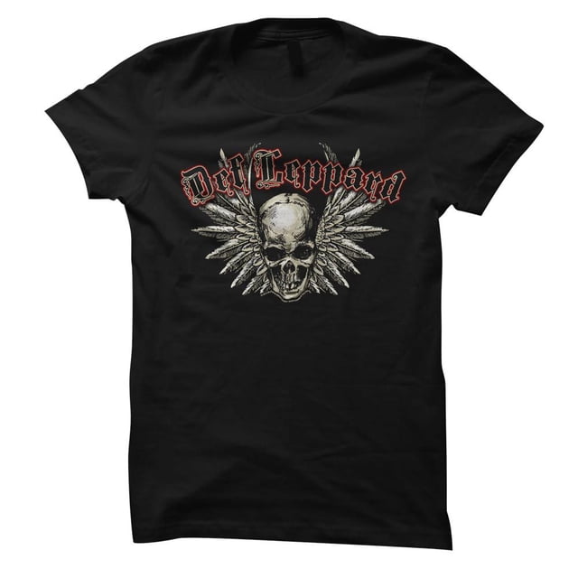 Def Leppard Defleppard Black Women's T-Shirt M