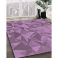 thumbnail image 3 of Ahgly Tapis Rectangulaire Lavable en Machine Orchidée Violet, 2 Pieds x 5 Pieds, 3 of 7