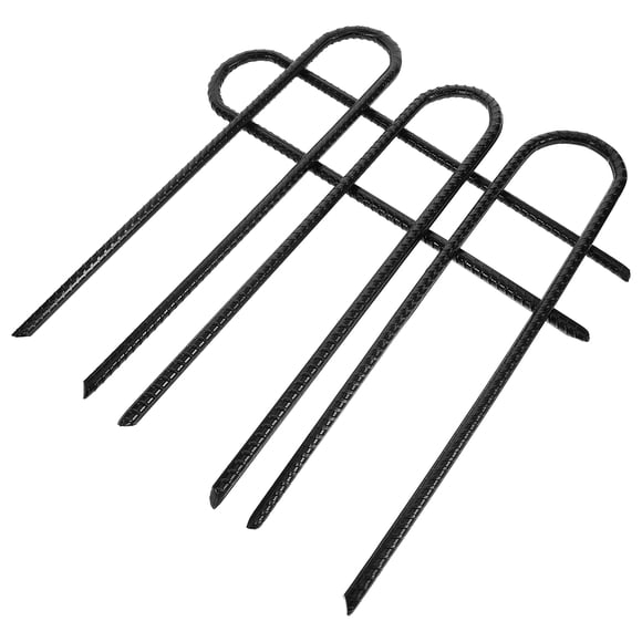 CIMAXIC 4pcs Steel Ground Stakes for Landscape Stakes for General Users