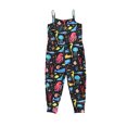 thumbnail image 1 of EYIIYE Tenue d'Été pour Petite Fille, Combinaison à Bretelles Sans Manches à Col Rond, 1 of 7