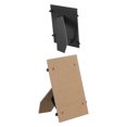 thumbnail image 1 of Uxcell Easel Back, Picture Frame Back Stand with Metal Hinges & Strap for 6" Photo Board 2 Pcs & Black, 1 of 7