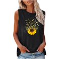 thumbnail image 1 of Birdeem Womens Sleeveless Top V-Neck Pullover Printing Vest, 1 of 4