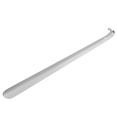 Telituny Chausse-Pied en Acier Inoxydable Professionnel en Acier Inoxydable Brillant en métal argenté Corne de Chaussure pour Personnes âgées âgées