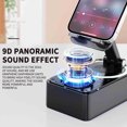 thumbnail image 4 of JilgTeok 3 Packs Portable Bluetooth Speaker with Phone Stand 360° Rotation Foldable Adjustable Graphene Diaphragm 9D Sound for Live Streaming Tablet Desktop, 4 of 8