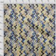 thumbnail image 4 of oneOone Rayon Medium Blue Fabric Geometric Sewing Craft Projects Fabric Prints By Yard 56 Inch Wide-1F, 4 of 5