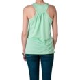 thumbnail image 2 of Bella Ladies Flowy Racerback Tank, L, Mint, 2 of 5