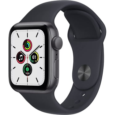 Apple Watch SE (GPS, 40mm) - Space Grey Aluminium Case with Midnight Sport Band - Regular