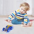 thumbnail image 4 of QIPOPIQ Car Toys Drive Vehicle Model Return Cycle Pull Back Truck Vehicle Funny Kids Racing Car Toy Rolling Over Cyclotron Turn Around Turn Back CRV Pull-up Car Toys, 4 of 9