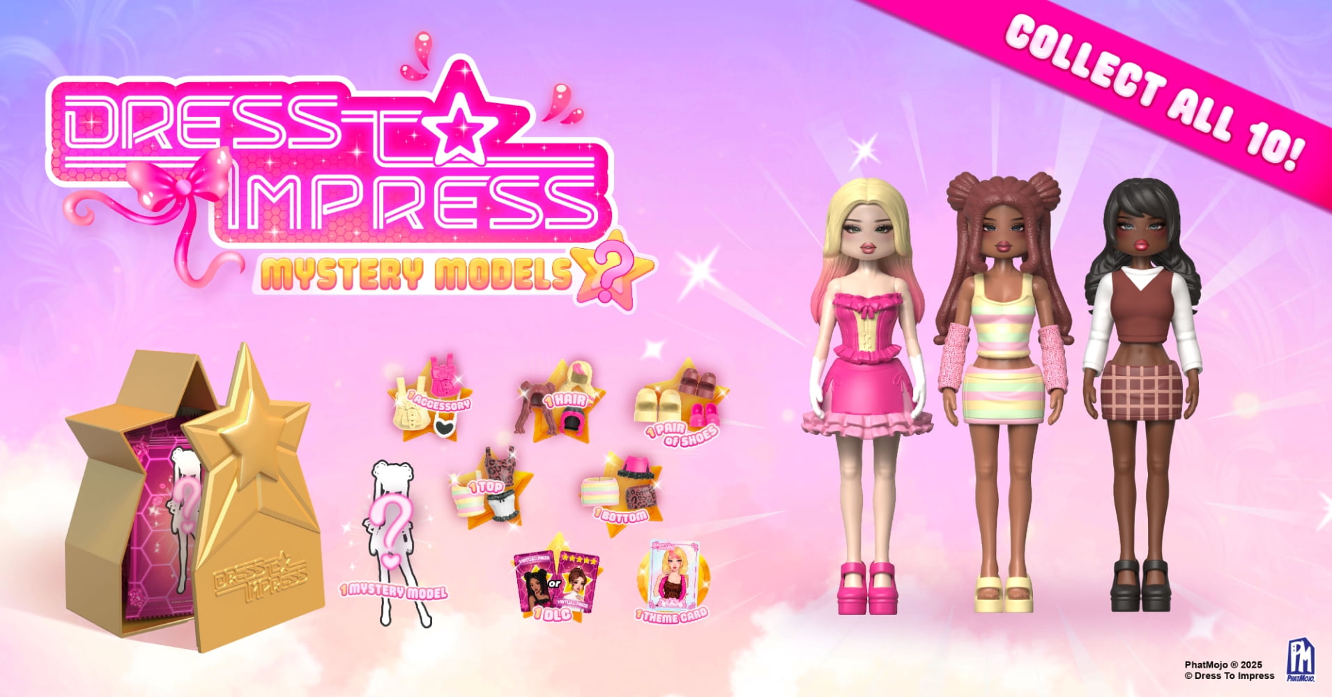 Dress To Impress Series 1 Mystery Doll avec code DLC exclusif