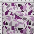 thumbnail image 4 of oneOone Georgette Viscose Purple Fabric Geometric Sewing Craft Projects Fabric Prints By Yard 42 Inch Wide, 4 of 4