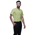 thumbnail image 2 of BESTMAN Chemise Décontractée pour Homme à Manches Courtes, Coupe Ajustée, en Coton, à Boutons, 2 of 5