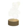 thumbnail image 1 of MesaSe Valenties Day Veilleuse 3D Créative Nouveauté LED Décorative Cadeau Lampe de Table, 1 of 9