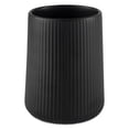 thumbnail image 1 of Thyme & Table, Ceramic Ribbed Kitchen Utensil Holder, Black, 1 of 5