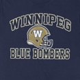 thumbnail image 2 of CFL Winnipeg Blue Bombers Helmet Navy 2X-Large T-Shirt, 2 of 4