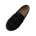 thumbnail image 1 of Wdhugt Mocassins pour Femmes à Bout Rond à Semelle Plate, Design à Enfiler, Décontractés, Printemps, Tige en Flocage, Taille 9 Us, 1 of 9