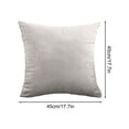 thumbnail image 3 of Birdeem Premium Velvet Pillow Cover, Soft and Smooth Cushion Cover, Decorative for Sofa, Chair, or Bed, 18x18 Inches Size with Hidden Zipper for Easy Use, 3 of 9