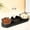 Black, variant on Triple Cat Bowls Feeder Set with 15° Raised Dishes for Cats and Small Water Dispenser Food Bowls for Indoor Use